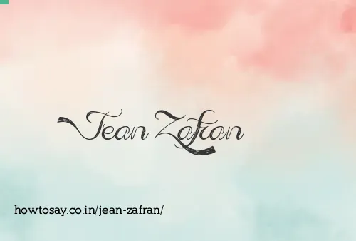 Jean Zafran