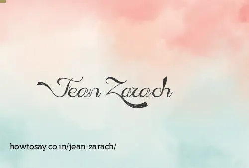 Jean Zarach