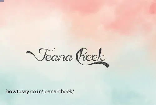 Jeana Cheek