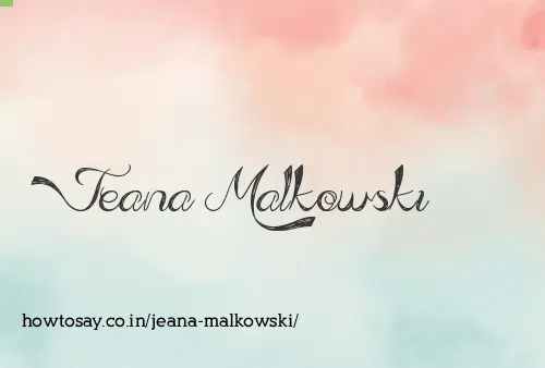 Jeana Malkowski