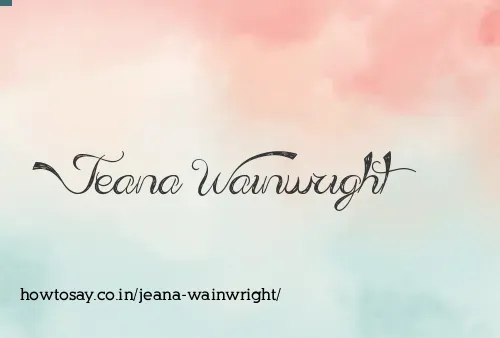 Jeana Wainwright