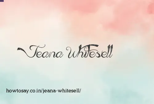 Jeana Whitesell