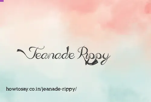 Jeanade Rippy