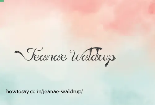 Jeanae Waldrup