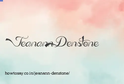 Jeanann Denstone