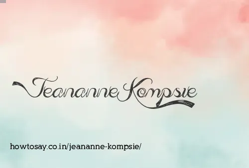 Jeananne Kompsie