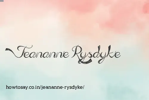 Jeananne Rysdyke