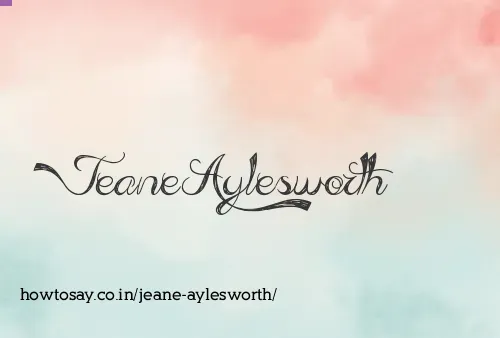 Jeane Aylesworth