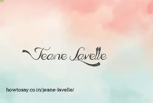Jeane Lavelle