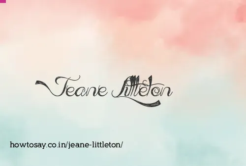 Jeane Littleton