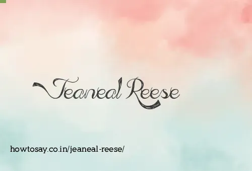 Jeaneal Reese