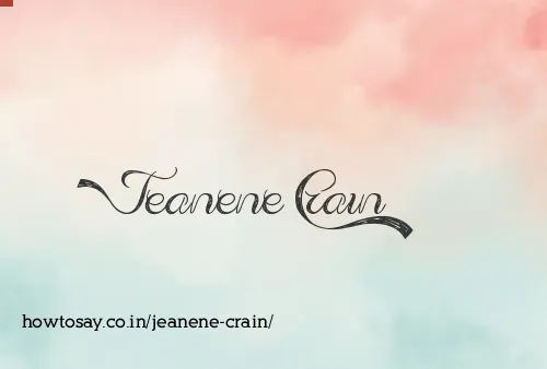 Jeanene Crain