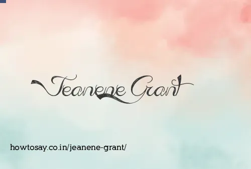 Jeanene Grant