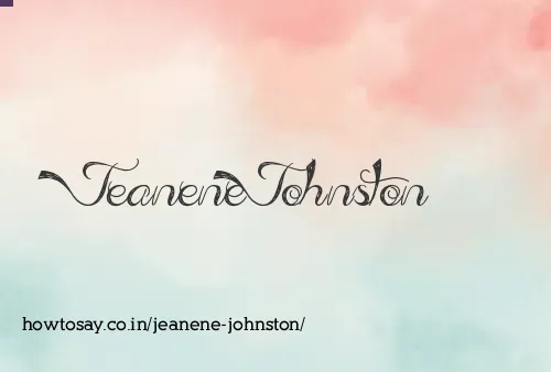 Jeanene Johnston