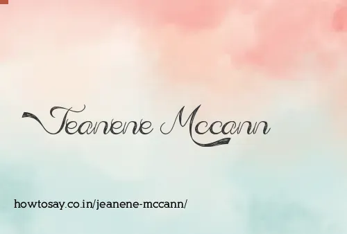 Jeanene Mccann