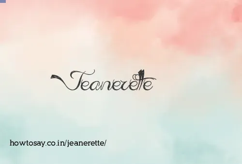 Jeanerette