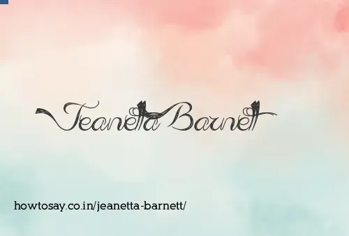 Jeanetta Barnett
