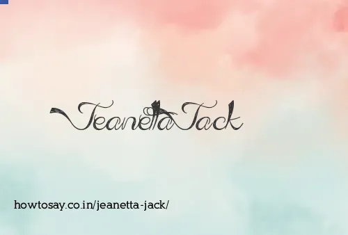 Jeanetta Jack