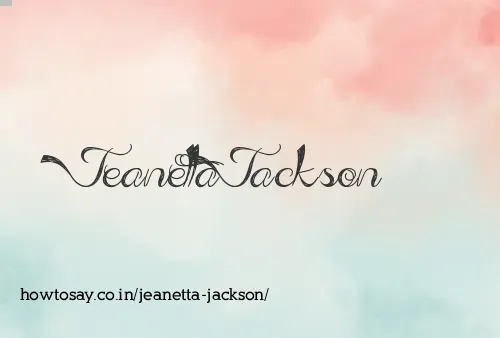 Jeanetta Jackson