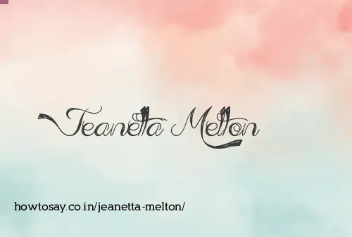 Jeanetta Melton