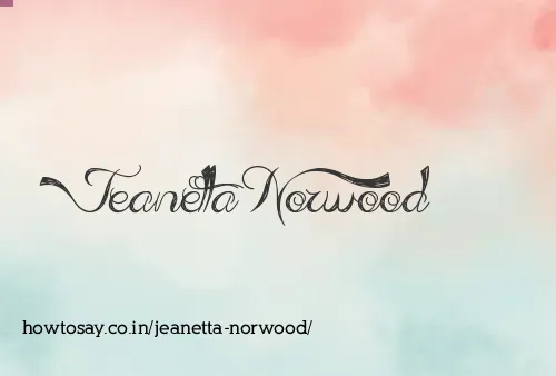 Jeanetta Norwood