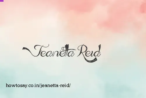 Jeanetta Reid