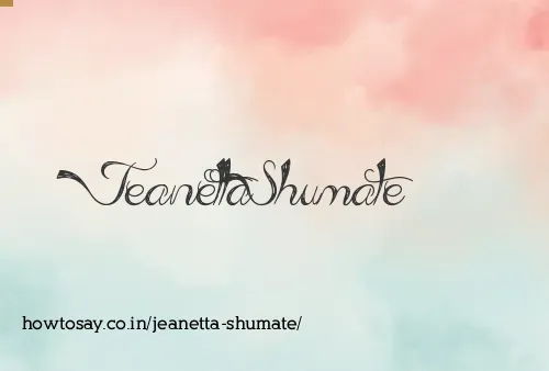 Jeanetta Shumate