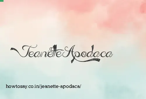 Jeanette Apodaca