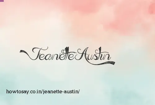 Jeanette Austin