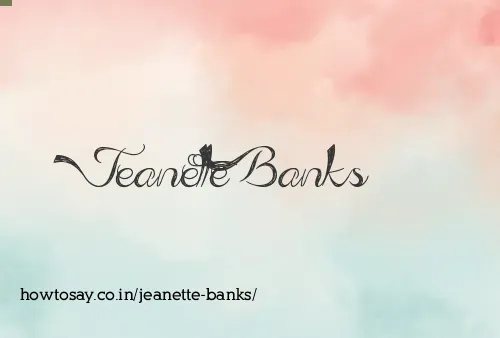 Jeanette Banks