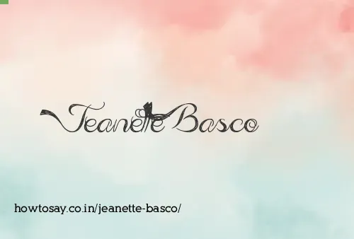 Jeanette Basco