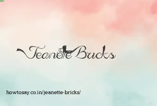 Jeanette Bricks
