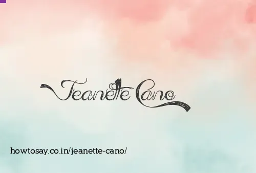 Jeanette Cano