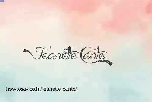Jeanette Canto