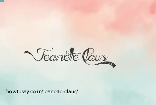 Jeanette Claus