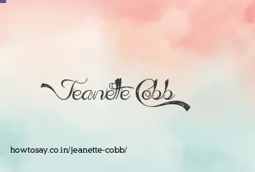 Jeanette Cobb