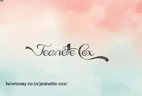 Jeanette Cox