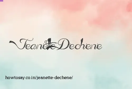 Jeanette Dechene