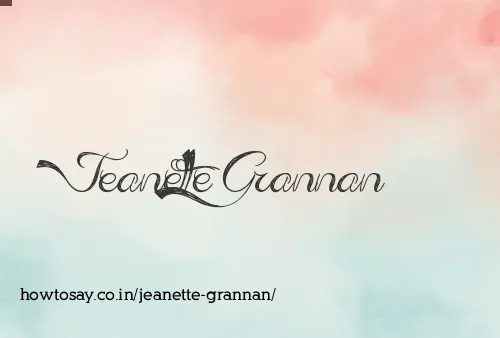 Jeanette Grannan