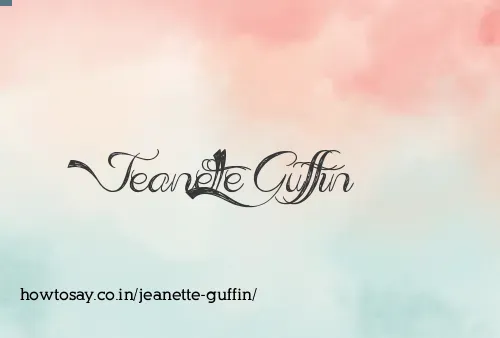 Jeanette Guffin