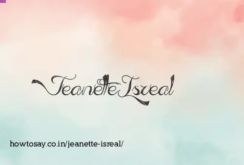 Jeanette Isreal