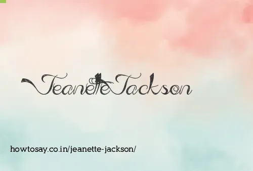 Jeanette Jackson