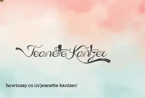 Jeanette Kantzer
