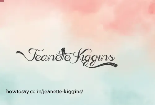 Jeanette Kiggins