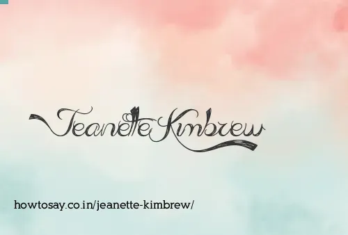 Jeanette Kimbrew