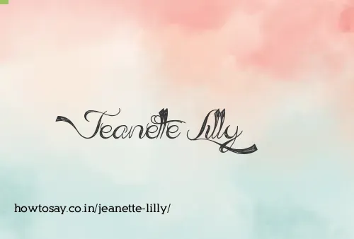 Jeanette Lilly