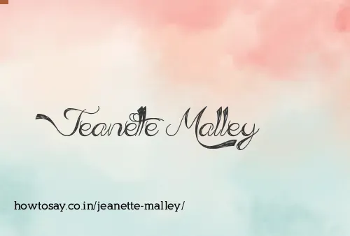 Jeanette Malley