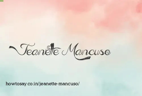 Jeanette Mancuso