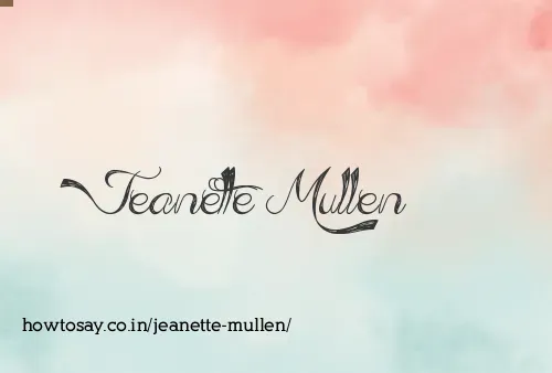 Jeanette Mullen