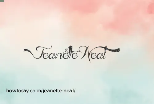 Jeanette Neal